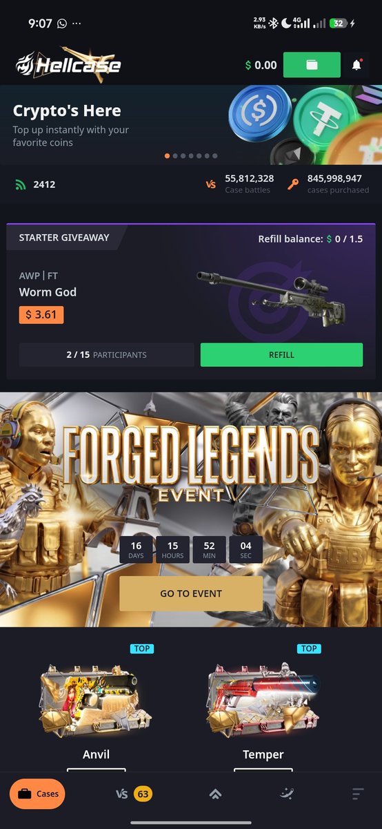 Faraday2004's tweet photo. I just downloaded the Hellcase App let's go check out the amazing features and games in there guyss

#HellcaseApp @hellcase https://t.co/6MPX9KfRX2