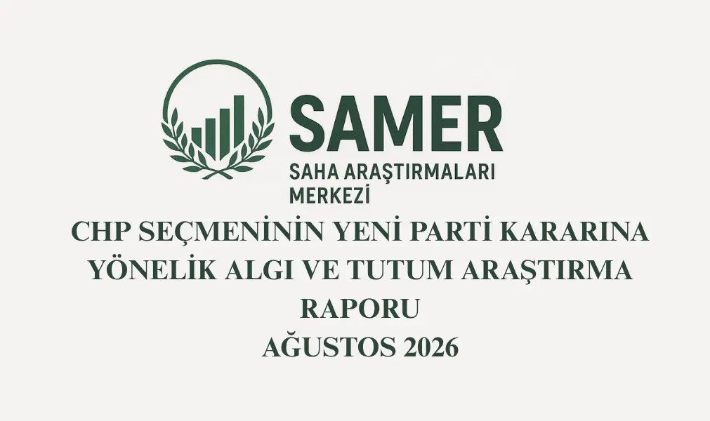 sahamerkezi's tweet photo. SAMER'in “CHP Seçmeninin Yeni Parti Kararına Yönelik Algı ve Tutum Araştırma Raporu” yayımlandı.
Daha önce CHP’ye oy vermiş seçmenlerin yeni partiye yönelik tutumları ve oy verme eğilimleri ele alındı.
Detaylar için👇
https://t.co/VlJDVsnwRg

#CHP #YeniParti #Seçmen https://t.co/SucTjcAxoO