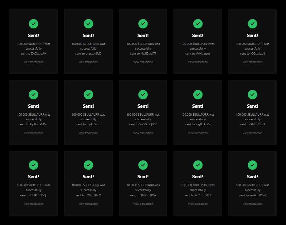 BULLPURR's tweet photo. 🚨 $SOL addresses ONLY! ‼️

🎁 First 200 wallets receive $BULLPURR

🔔 Must follow 
  
💬 Drop your $SOL wallet address below.

🌐 Buy the Presale:
https://t.co/qkjplgv7d1 https://t.co/Hy2FgCdoGZ