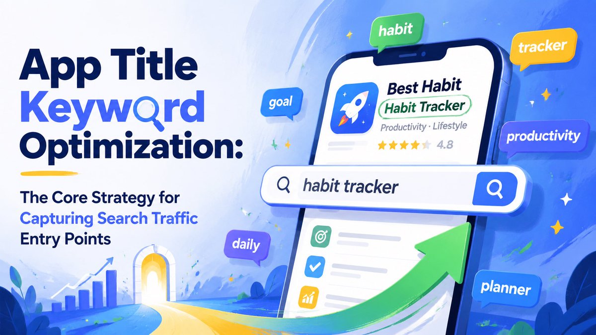 AsoRankNet's tweet photo. Every character in title optimization should be meticulously refined through data-driven analysis. Only by abandoning vague, broad terms and focusing on precise combinations that directly address pain points can an app generate a steady stream of targeted traffic. https://t.co/KI4wOf1WYk