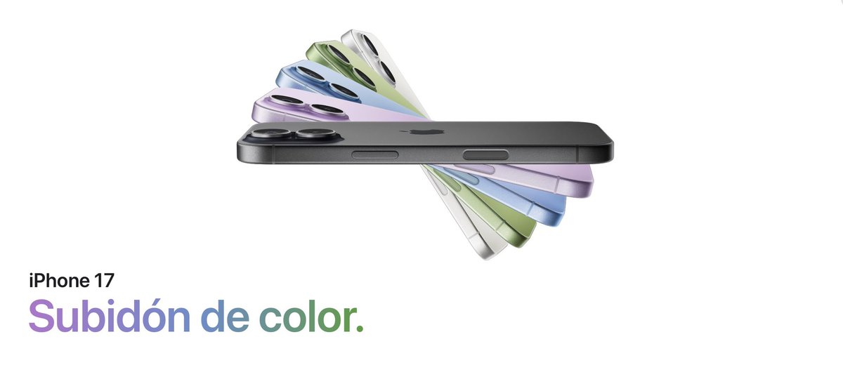ifrnb's tweet photo. La página web de Apple cuando los iPhone 17 suban de precio (si terminan subiendo como se rumorea). https://t.co/yIg0StKnaq