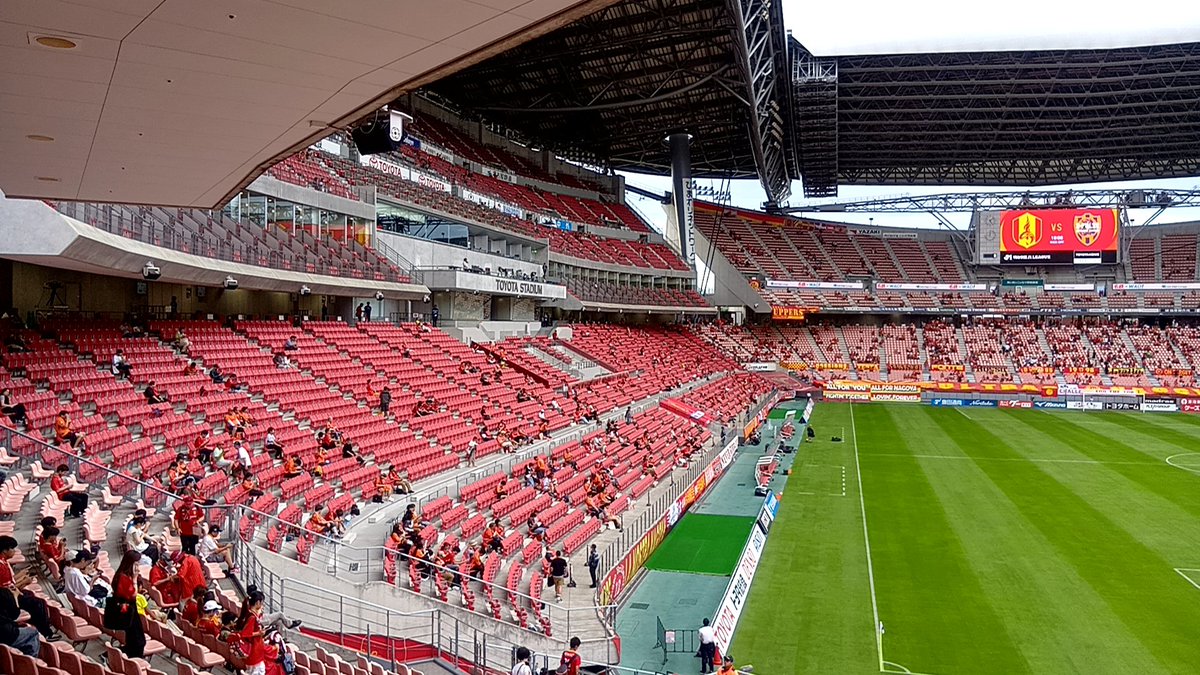 ECWFMW's tweet photo. また喜怒哀楽の激しい毎日がはじまる⚽️
#Jリーグ
#名古屋グランパス
#grampus
#清水エスパルス
#spulse
#豊田スタジアム https://t.co/9vhO0DFimw