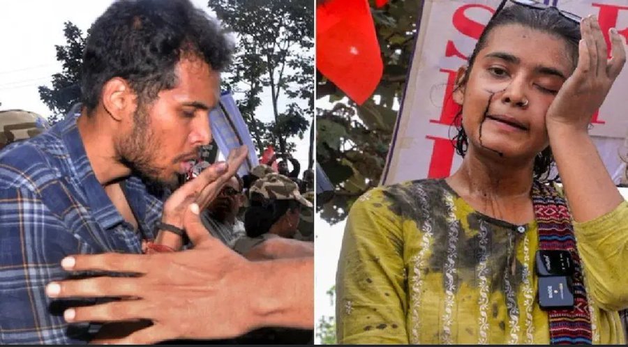 LakhanmeenaIND's tweet photo. क्षत्रिय समाज से आने वाली नेहा बोरा  
पर स्याही फेंकने वाले व्यक्ति का नाम ब्राह्मण अमरनाथ पांडेय है.....

मेरे आज दिन तक समझ में नहीं आया कि क्षत्रिय समाज के लोग अपनी बहन बेटियों के अपमान पर भी ब्राह्मण समाज के खिलाफ एक शब्द तक क्या ‌नहीं बोलते हैं।

इस पर रिसर्च होनी चाहिए। https://t.co/krkuKWpYDW