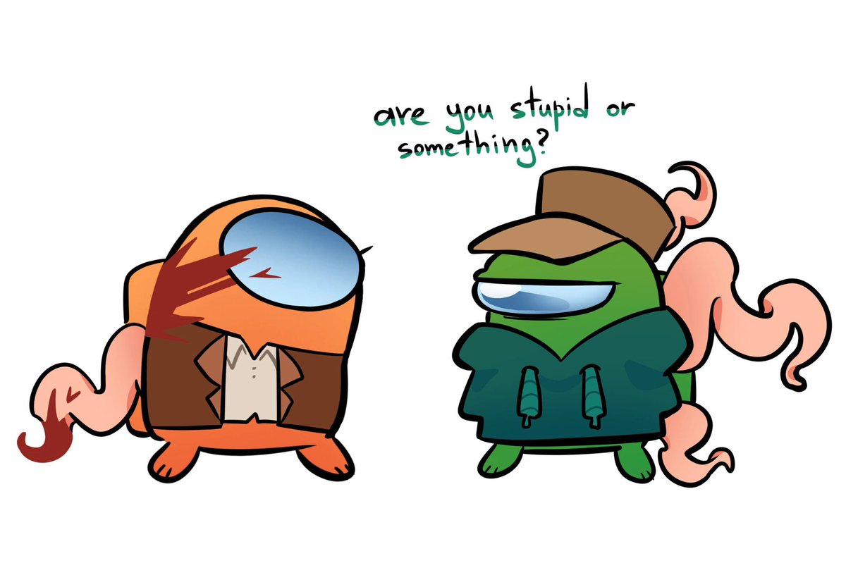 Kvasutka's tweet photo. I want to draw these two more

#amongus #trustworm https://t.co/CcdNH8GapO