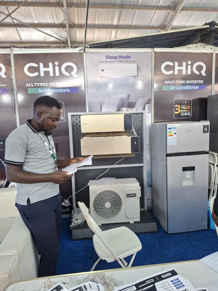 CHiQ_Uganda's tweet photo. Experience Technology at the next level at the #chiq Booth at the UMA showgrounds at the #buildcon Expo https://t.co/H1b5PVpexS