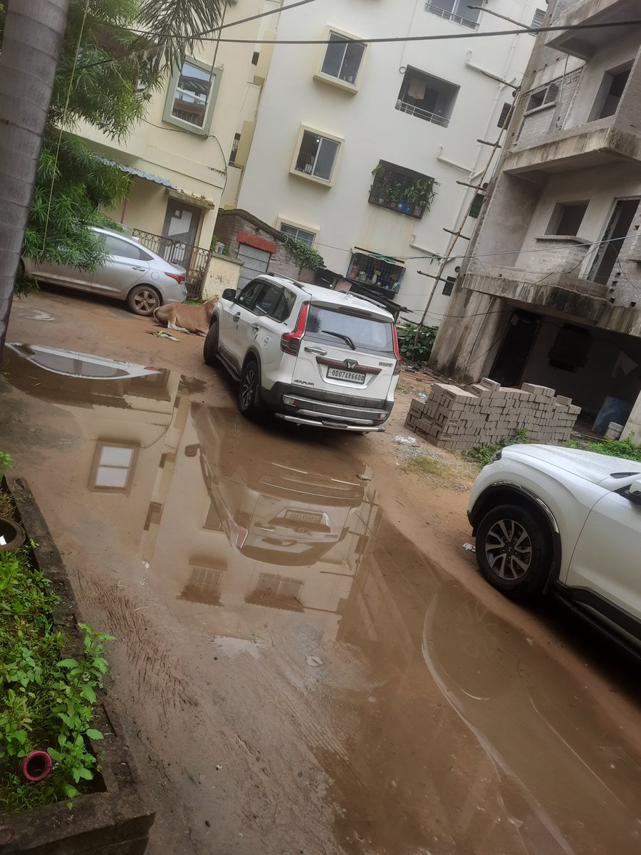 lsahoo17's tweet photo. @safabhubaneswar @CMO_Odisha @bmcbbsr @Sulochana_Apa Sai Basera Complex, Shree vihar, patia area are fully flooded with water. Roads are damaged and area are full of mosquito. Please develop the roads and spray mosquito replicate in this area. https://t.co/YwfxKPcEoH