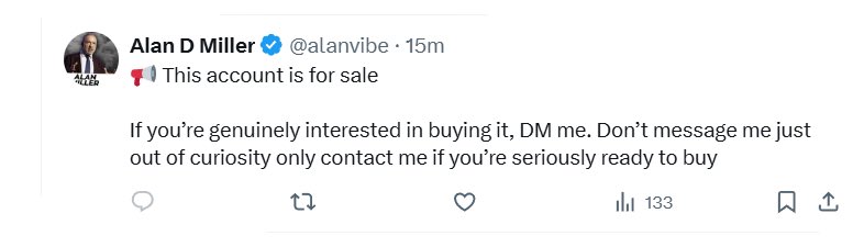 AlanMillerReal's tweet photo. ALERT the hackers have changed my account to @AlanDMillerv &amp; blocked me &amp; are trying to engage my followers via DMs 

We got their post taken down but @Support @x you need to get this handled urgently please @elonmusk https://t.co/6HFZhAhUhH