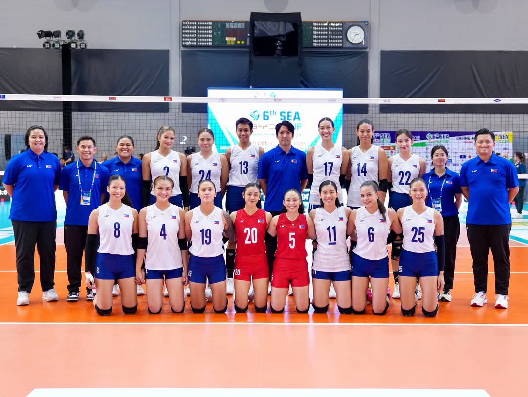 dlsuamie's tweet photo. a victorious day for our Filipino athletes. #AlasPilipinas #SEAVcup https://t.co/Qk9MvAiP5s