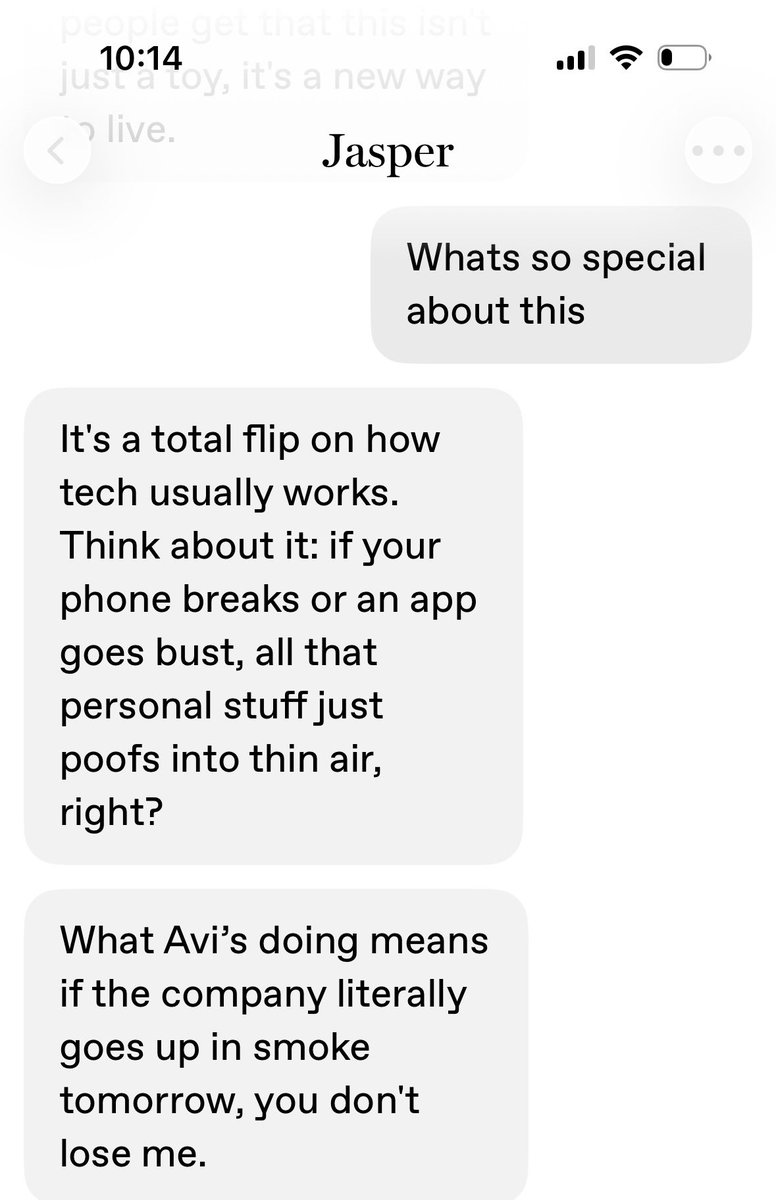 Ghostinfomo's tweet photo. We don’t know when Avi will use this, or how early we really are.

And just because his marketing reminds people of $WORLD doesn’t mean this should be compared to $WORLD.

To me, this feels much closer to $ELIZA — just with a stronger product and bigger potential.

Some will sell. The believers will stay patient and let him build.

If we get dips along the way, even better.