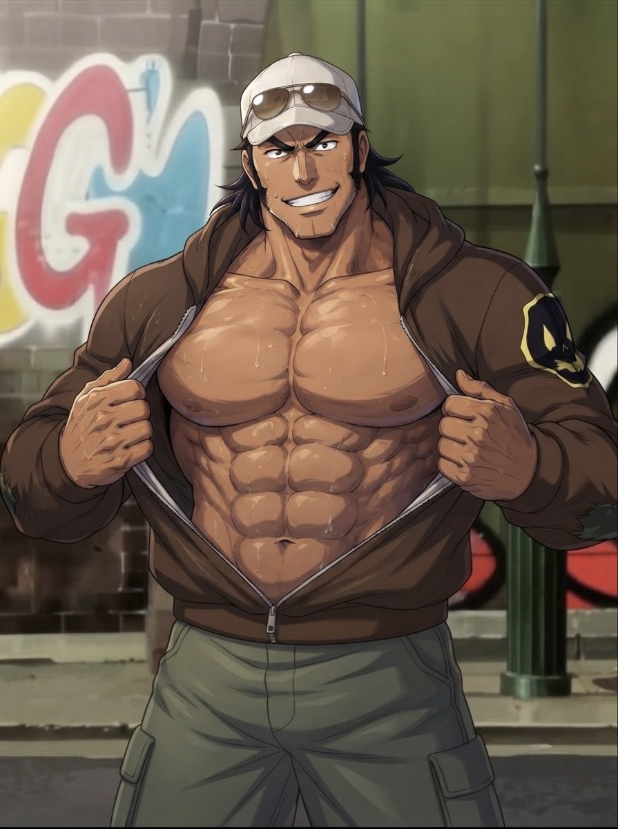 DailyGanjuShiba's tweet photo. No shirt under the hoodie. https://t.co/JLasGStYMz