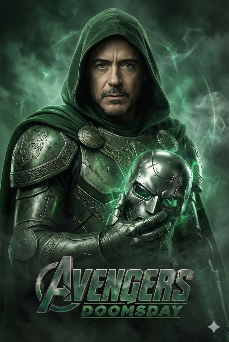 RealCineVerse's tweet photo. 3 strong reasons why Robert Downey Jr.’s Doctor Doom shouldn't be a Tony Stark variant in ‘AVENGERS: DOOMSDAY’:-

​1️⃣ Victor Von Doom’s Legacy: Making Doom a simple Stark variant cheapens one of Marvel’s most powerful and complex comic villains.

​2️⃣ Emotional Impact: A true Victor Von Doom facing the Avengers creates far more tension than a multiverse gimmick.

​3️⃣ The Mask & Presence: RDJ has the range to deliver a terrifying, masked ruler of Latveria without relying on Iron Man nostalgia.

​Should Marvel keep him as a purely comic-accurate Victor Von Doom or link him to Stark.?
​What do you think.?