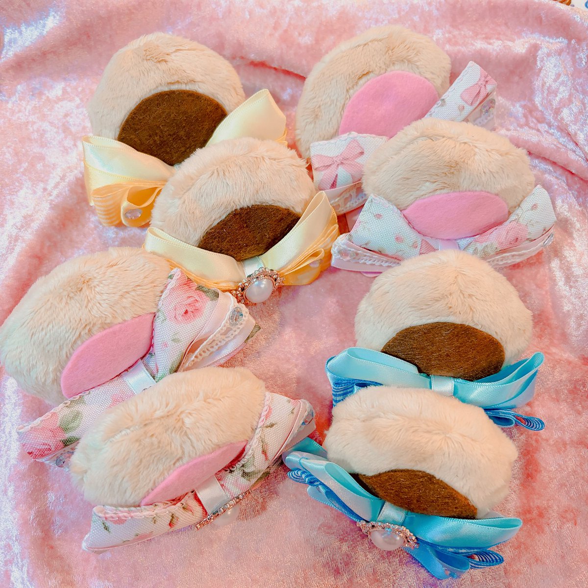 UiceIce's tweet photo. ANCOTTONさま🎀
@an__1222__ 

ほかにも新しくクマ耳や🧸
シックなデザインなど
幅広くアイテム納品頂いてます💗 https://t.co/IAbB0OA6dZ