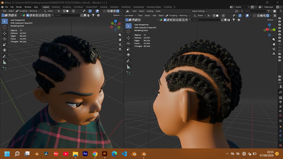 AndifonBen's tweet photo. New character on the way. 
#3d_charcter_design
#the3dguy https://t.co/A2p9KdxPCW