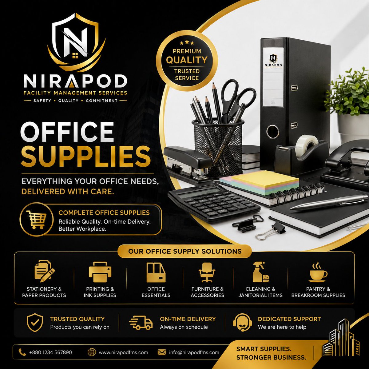nirapodsb's tweet photo. Professional Facility Management Services 

📷 Office Supply
📷 Event Management
📷 Support Staff Solutions
📷 Maintenance Services
📷 Pest Control Services
📷 Housekeeping Services
📷 Interior &amp; Landscaping
📷 Automation &amp; Security Management
📷 Admin Support &amp; Office Shifting https://t.co/EP6Y0WYlIY