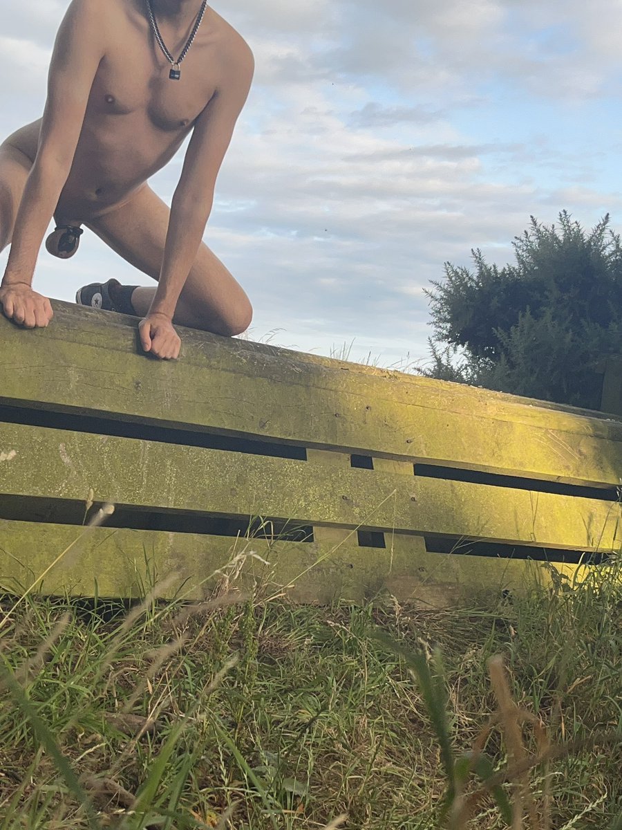 substudent_02's tweet photo. Some fun on an evening walk.

This wall looks like it would be the perfect height to tie down and cane a sub… https://t.co/lKVDrtsUXu