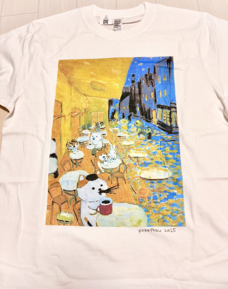 aitukiPPP's tweet photo. ポケファスさん@PokefasuC の猫舌Tシャツ届いた- ̗̀📦 ̖́-
大事に着ます https://t.co/4uy4MvdcLx