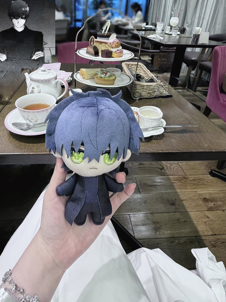 swiming_dream's tweet photo. 🦅ぬいと🫖🍰 https://t.co/1ZLWcdhr77