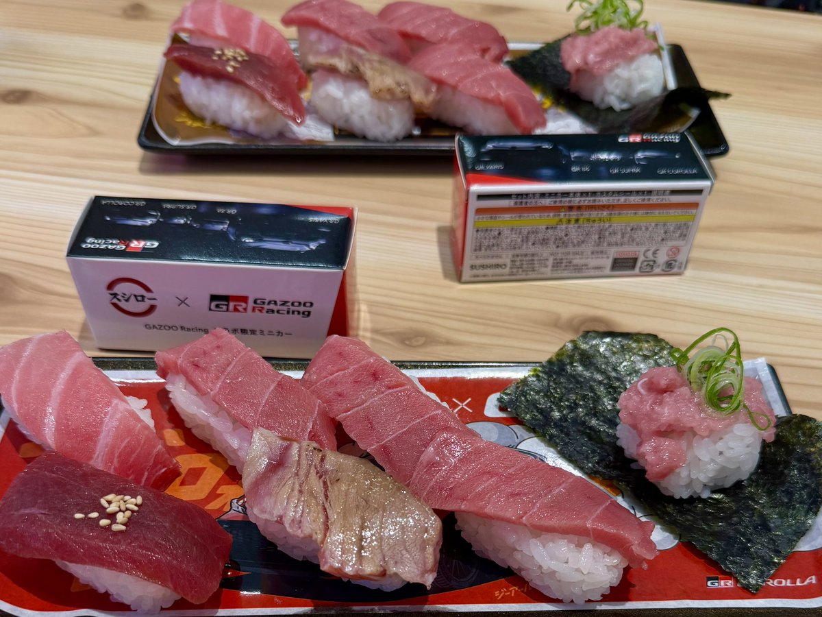 Fbun_01's tweet photo. GRコラボ🚗³₃
久しぶりのスシロー美味でした🍣ᩚ https://t.co/GJCXhuLNRu
