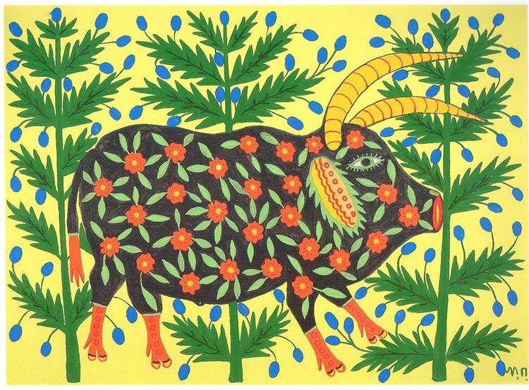 CarmencitaB's tweet photo. 🇺🇦 Ukrainian Bull, Three Years Old, Went Walking Through the Woods and Garners Strength, Maria Primachenko (Bolotnya 1908–1997) 🇺🇦 #ukraine #ukraineart #ukraineartist #славаукраїні https://t.co/o2cILlU6BG https://t.co/2OR4yQU7PI