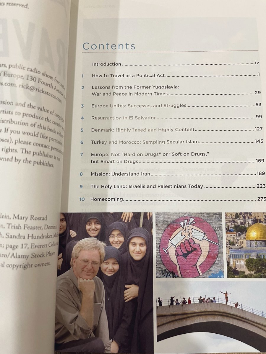 MonaAlSheddi's tweet photo. Travel as a political act: How to leave your baggage behind by @RickSteves 
 #Book #bookstoread https://t.co/0WirwIn1er