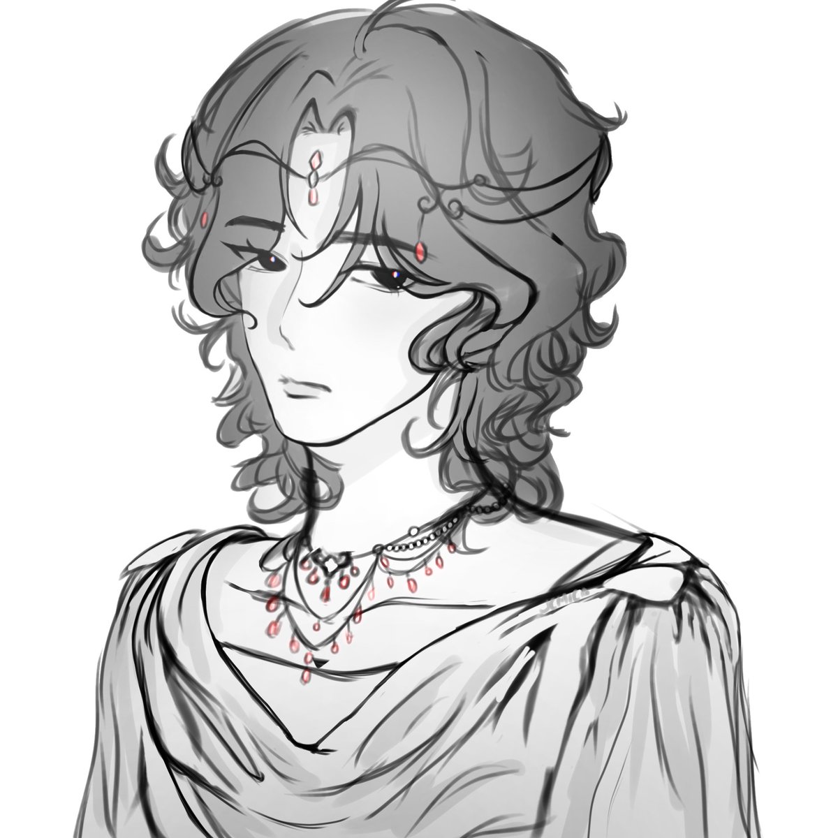 jacaerysmica's tweet photo. jacaerys velaryon’s 18th nameday, after presenting as an omega 3 weeks prior 💌

—quick doodle before I die catching up to my missing work 😞 https://t.co/bT3gXtT5Cw
