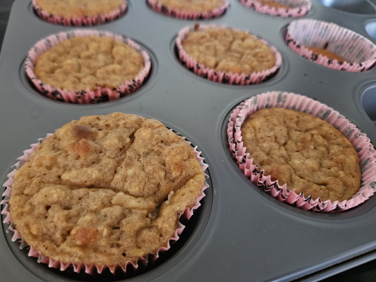 fae_kcals's tweet photo. These banana muffins are 59kcal a piece :3 #wl #edrtwt https://t.co/FLwAmgrCTx