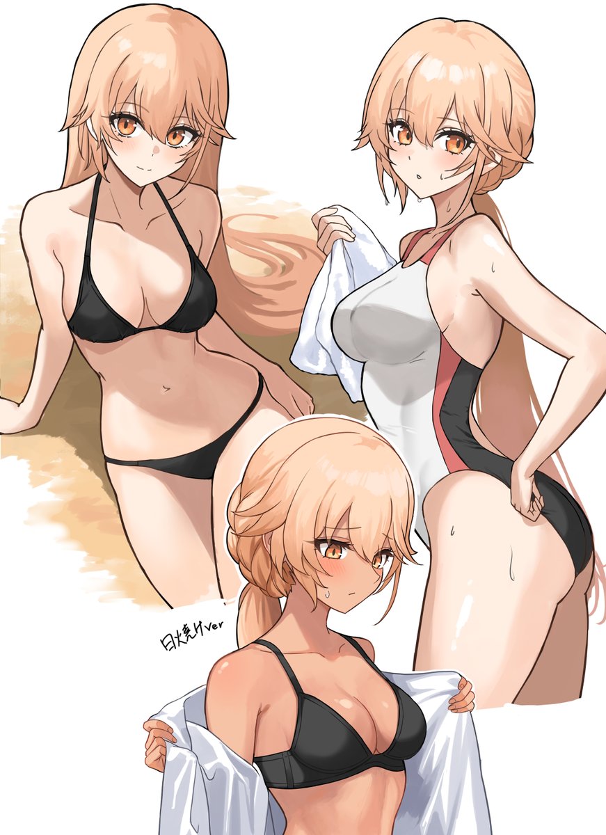 fuyutuji's tweet photo. 色んなグローザさん。今年も熱すぎて溶けそう
#ドルフロ2 #GirlsFrontline2 https://t.co/tjK1yaAYk3