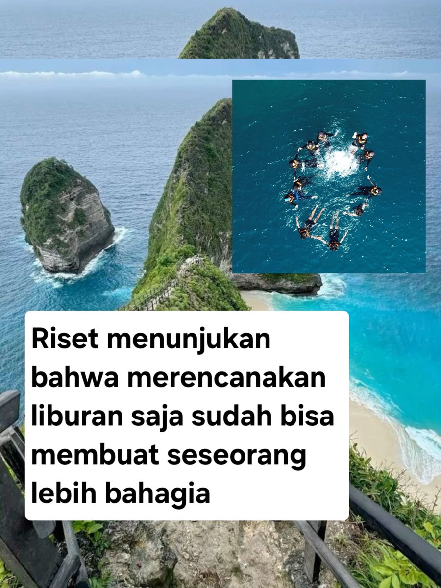 aiauljo's tweet photo. Fun fact: rasa bahagia bisa datang bahkan sebelum liburan itu sendiri dimulai.
Baru nyari tempatnya, tapi udah kebayang serunya. otomatis otak mulai berfikir positif.  
Nyatanya, hidup butuh sesuatu yang ditunggu, biar ngejalaninnya lebih excited.😚 https://t.co/nmnpS6RPKI