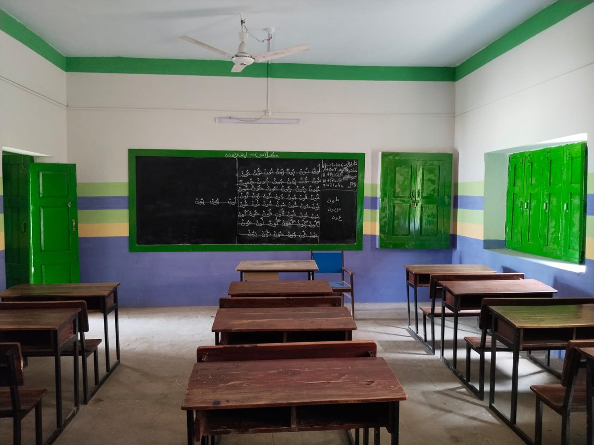 SELDGOS's tweet photo. Through the effective utilization of School Specific Budget (#SSB), Government Boys Elementary School (#GBELS) Memon Muhalla, District #Matiari has improved its infrastructure and learning environment, providing better facilities for students and teachers.
#SSBFunds #SchoolImprovement #SindhSchools #EducationForAll #SchoolEducationSindh #SELD
@MinisterEduGos @sardarshah1
