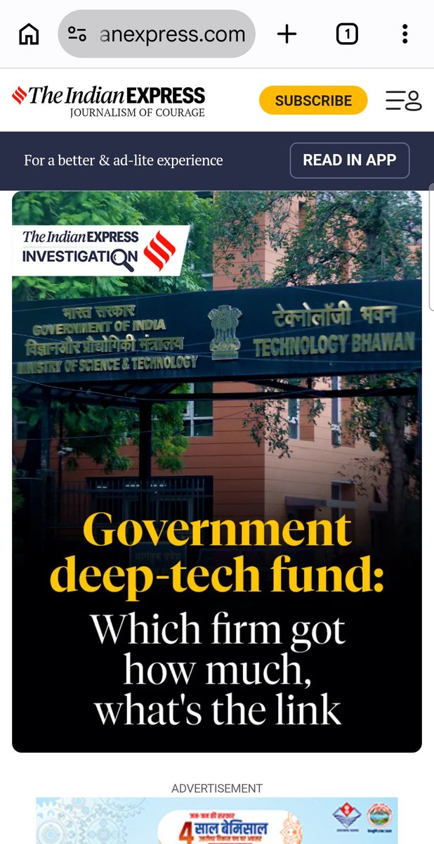 ramkumarvijayan's tweet photo. @YearOfTheKraken Seems to be an agenda here and someone with vested interest at @IndianExpress seems to be actually pushing it. The headline crying big ticket scam...copy saying everything above board. Even today a followup story on this. Needs a deeper investigation @Iyervval @ShivAroor https://t.co/VZBzwITAQO