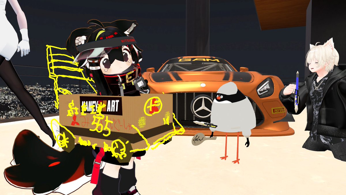 NAMBACHIsan's tweet photo. VRChatで8月15日にJEGTとGTWS観戦会をします！

気になっているそこのあなた！
盆休みにVRCを始めてみませんか?!🤓

グランツーリスモVRC部 ↓↓
https://t.co/XcYr6KiCsX

レース観戦やイベントをゆる～くやっています！
わいわいしながらレース見るのは楽しいぞ！

#GT7 #JEGT #GTWS https://t.co/ElboTUcHQK