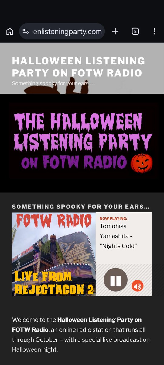 Nao_yps4499's tweet photo. @fotwradio 🇦🇺シドニー🎃📻
#Halloweenradio
@fotwradio さん
#Rejectacon2
Thank you sooooo much for playing #Nights_Cold by #TomohisaYamashita I requested.
@Tomohisanine @tomosfam
I'm so happy to hear it today. 🥰
#山下智久
山下智久のNights Cold https://t.co/VHaY7fySXd https://t.co/daDShoN5Tr