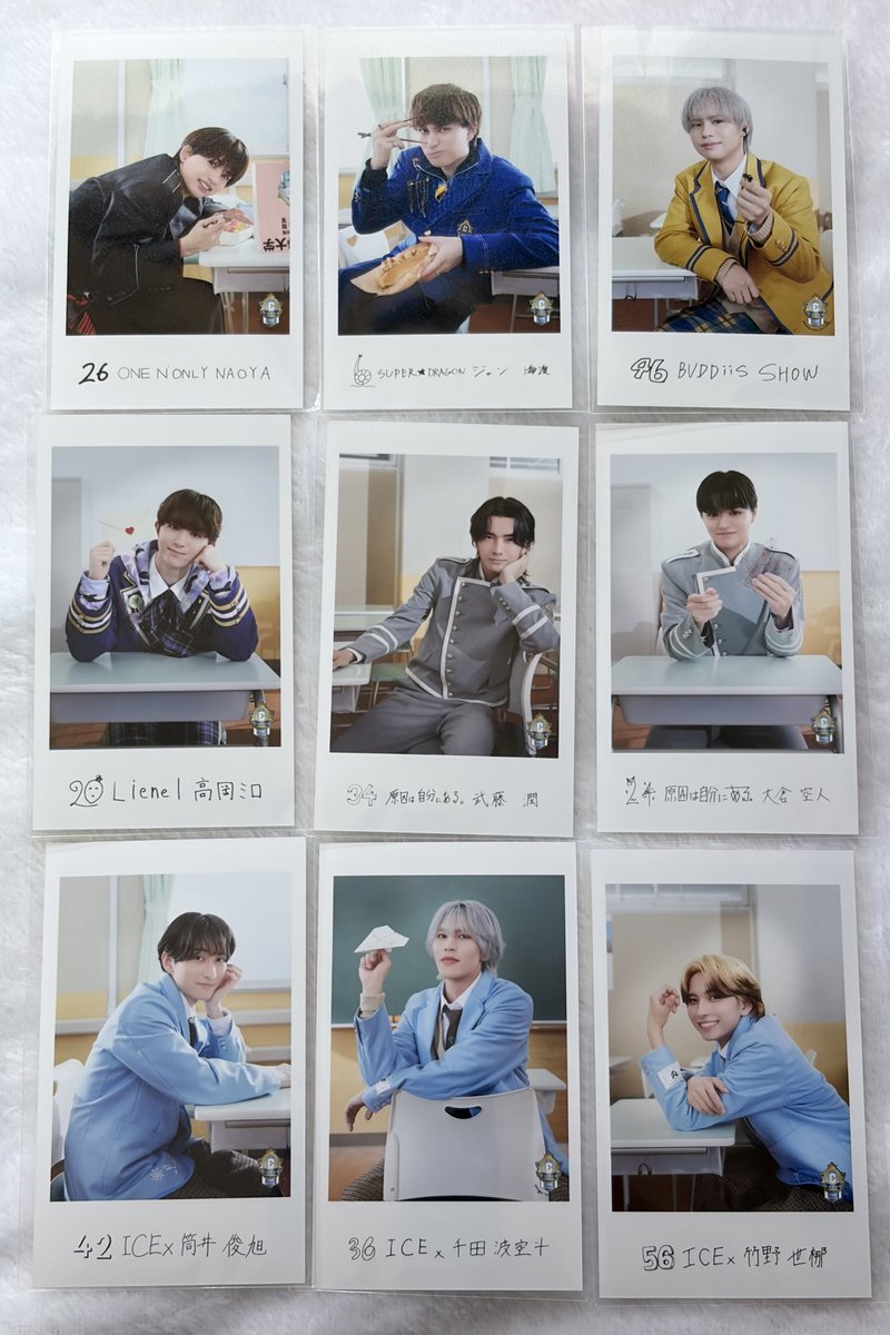 naayan7117's tweet photo. EBiDAN THE LIVE 2026 15th Anniversary
ミニフォト　隣の席セット

【譲】画像1
NAOYA、ジャン海渡、SHOW、高岡ミロ、武藤潤、大倉空人、筒井俊旭、千田波空斗、竹野世梛

【求】 画像2
タカシ(シクレ最優先)＞シューヤ＞タカシ＞彪馬＞洸希

8/15 EBiDAN museum(栄)13時前後手渡し優先 https://t.co/GjWtVsx4GN