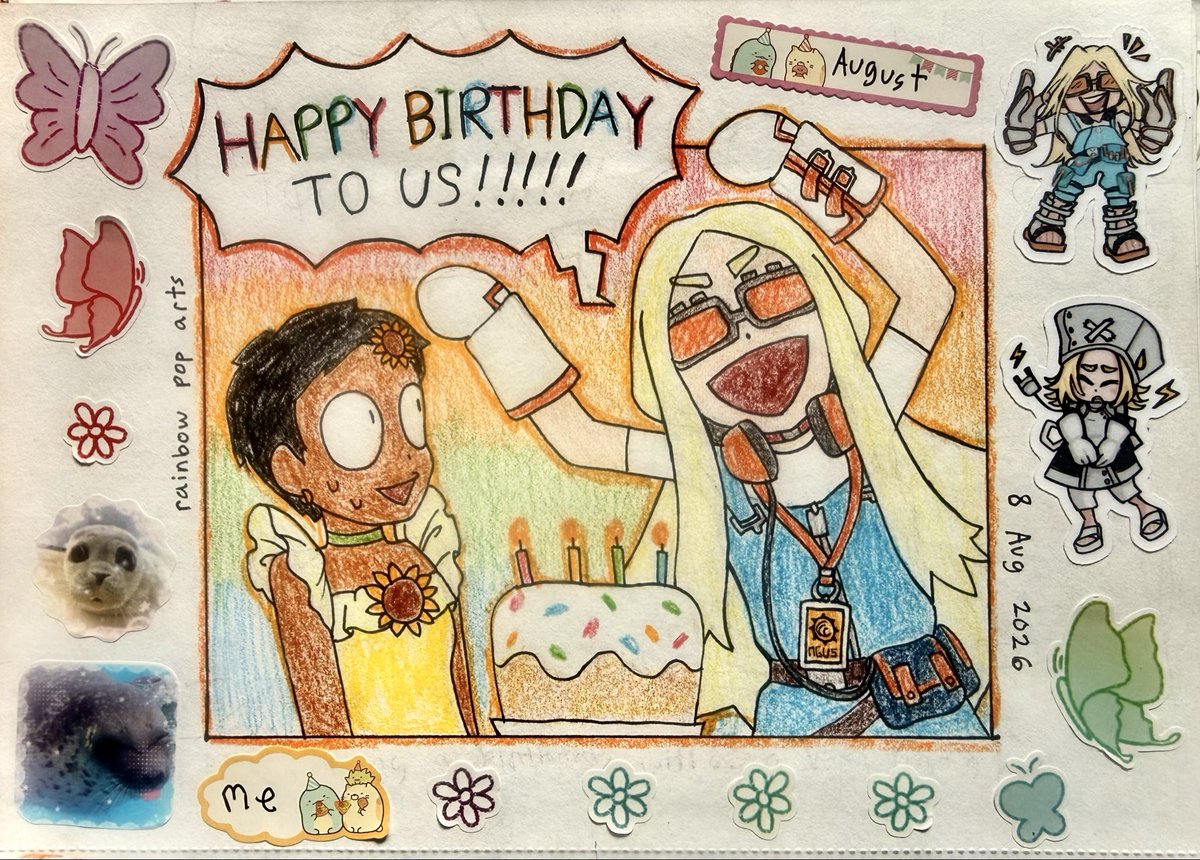 rainbowpoparts's tweet photo. HAPPY BIRTHDAY TO ME!!!🌈🎂 And also August from Gachiakuta!

#auguststilza https://t.co/4DKI14kH6w