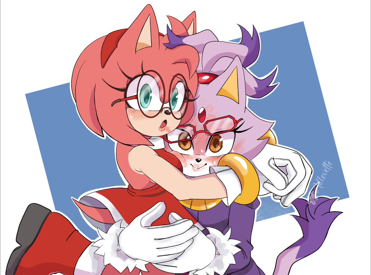 Millevette's tweet photo. Blazamy 💜💖 

#blaze #amyrose #blazamy https://t.co/itUTqGiKNi