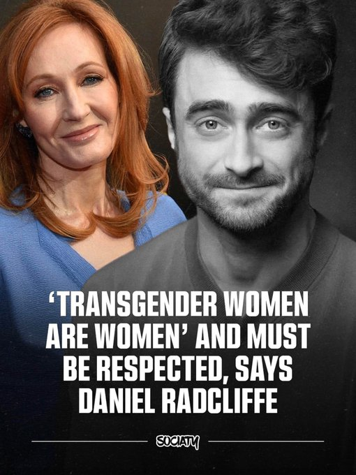 AntiWokeMemes's tweet photo. Who do you stand with ??

A. JK Rowling
B. Daniel Radcliffe https://t.co/sp3whC2s2X