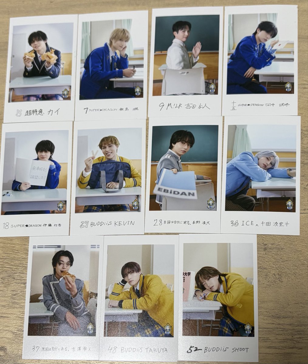 e_ikq0's tweet photo. EBiDAN THE LIVE 2026 エビライ ランダム グッズ 交換　隣の席　ミニフォト

【譲】画像
【求】森田 前以外     小泉 全方向

8/16会場にて手渡し希望 https://t.co/VLCjud6DAs