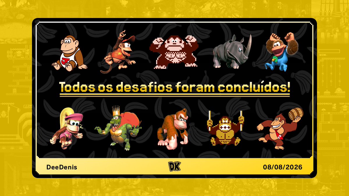 DeeDenis09's tweet photo. Desafio DK Tankado!
#DK @NintendoBrasil https://t.co/6Kv3czeyKU