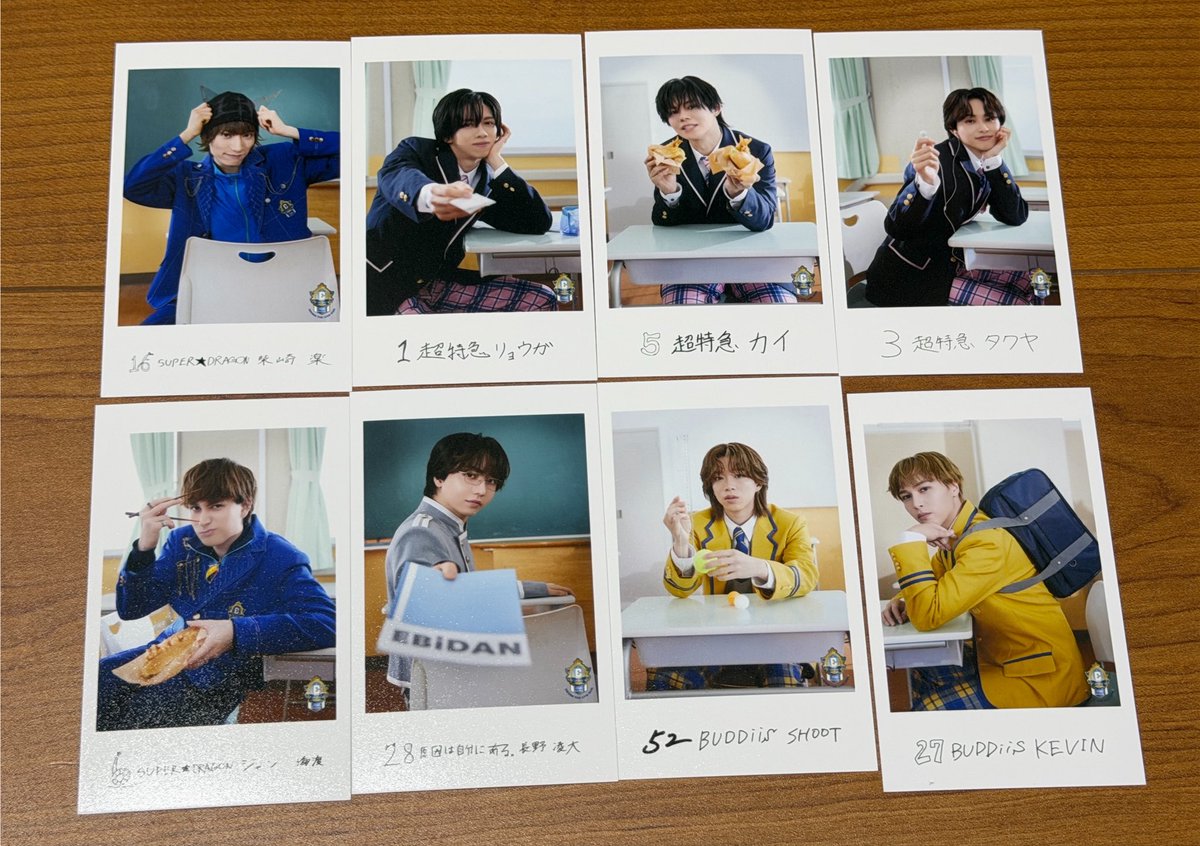 56hrky's tweet photo. EBiDAN THE LIVE 2026 
エビライ グッズ 交換 アクキー トレカ

【譲】カイ、リョウガ、タクヤ、柴崎楽、ジャン海渡、長野凌大、SHOOT、KEVIN
（前後左右画像でご確認ください）

【求】高桑真之　前、後ろ、左＞異種も検討

早めの郵送希望です。
お気軽にお声掛けください。 https://t.co/PFrZr3JeWB