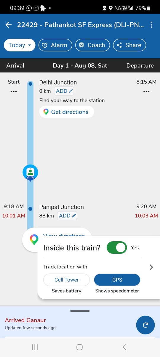 abhishe88993018's tweet photo. Why train number 22429 Pathankot superfast is running late. Why train is stopping here and there every station and outer without having stoppage. @RailwaySeva @RailwayNorthern 

General Ticket enclosed below. Don't ask for pnr no. https://t.co/CZzlwsSvUS