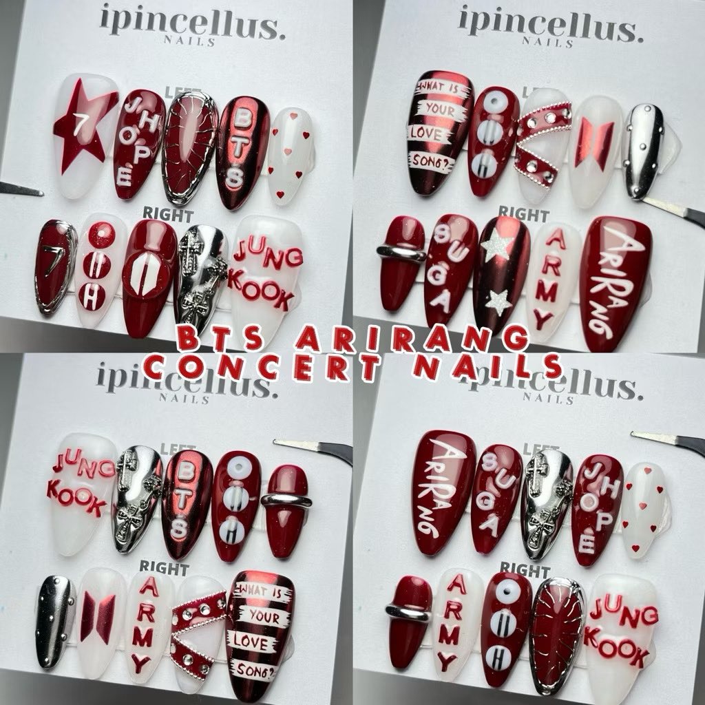 Dayresvkty's tweet photo. —  FANMADE PRESS ON NAILS  BANGTAN

˗ˏˋ꒰ A Thread ꒱ https://t.co/OnfbfHrB7M