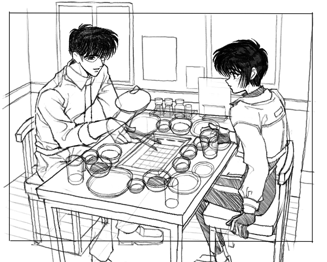 Hel4Draw's tweet photo. wip, might be the last illustration before summer break end, pain😭 https://t.co/zxr2ExQaTv