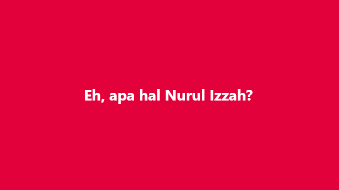 SinarOnline's tweet photo. Eh, apa hal Nurul Izzah?

BAGI Awang keputusan Nurul Izzah Anwar untuk 'berundur' sudah terlambat.

#PKR #nurulizzah #PMX

Artikel https://t.co/C4byMrOrzQ https://t.co/atMQzNbuVJ