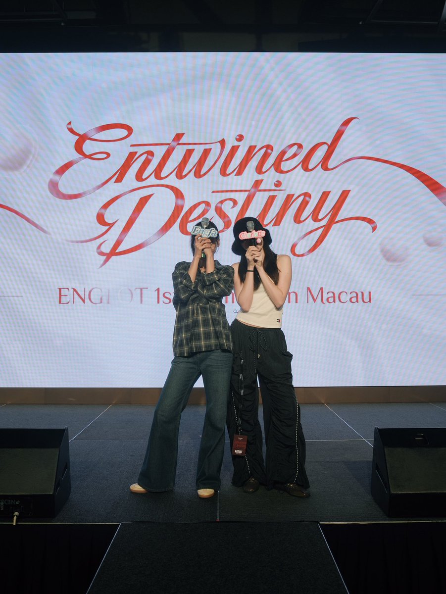 MGIBeyond's tweet photo. ENGLOT is ready for today! 🐶🐰 

See you guys🥰

ENGLOT 1ST FANMEET IN MACAU #ENGLOT1stFanmeetinMacau #ENGLOTEntwinedDestiny 
#Mgibeyond 
#englot #อิงล็อต https://t.co/7s8Fjsruzt