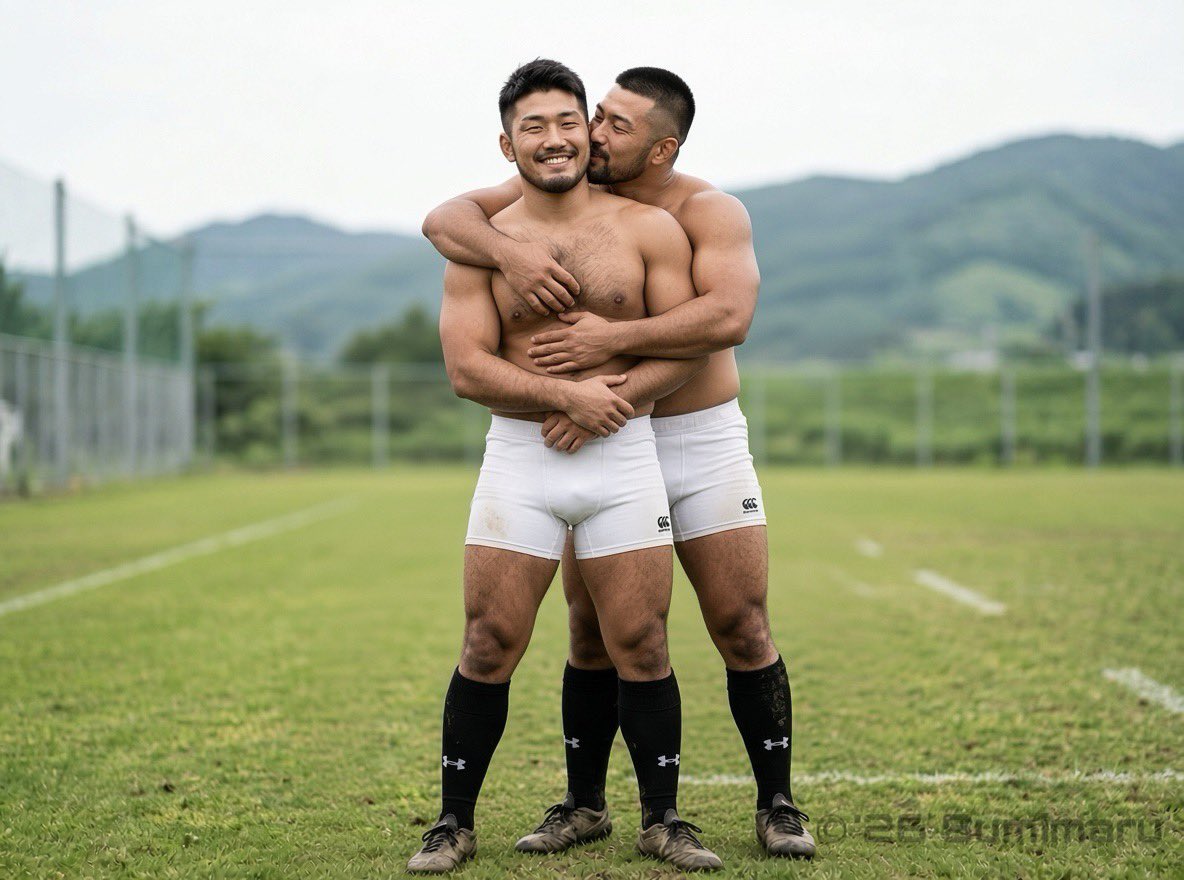 sumimaru_rd's tweet photo. "Field Bond Duo"
#AI男子 #Alman #AIGeneratedMan #Almale
#rugbyfield #duostance #sharedstrength
#quietpartners #athleticconnection
#RuggedDuo https://t.co/TGP9lzXjXk