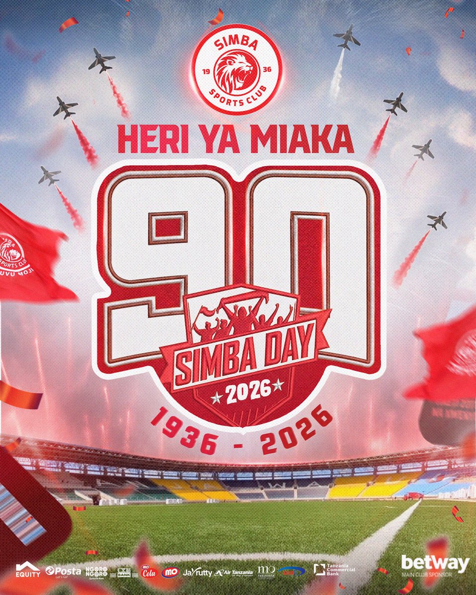 SimbaSCTanzania's tweet photo. ππππ ππ πππππ ππ ππ πππππ ππ.
ππππ ππ ππππ ππ πππππ ππππ.
#SimbaWeek2026
#SimbaDay2026
#NguvuMoja https://t.co/YKZIlQvm5b