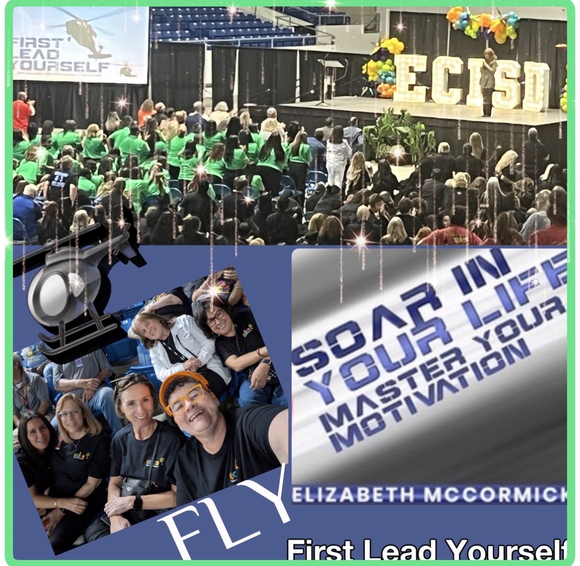 Ecisd_OC's tweet photo. What an incredible ECISD Convocation! 🎉 Inspiring energy, big dreams, and a powerful message from Elizabeth McCormick reminding us to lead with courage, resilience, and purpose. Here’s to an amazing school year ahead! 🚁✨ #ECISD #Convocation #Education https://t.co/AXNmnb7a5N