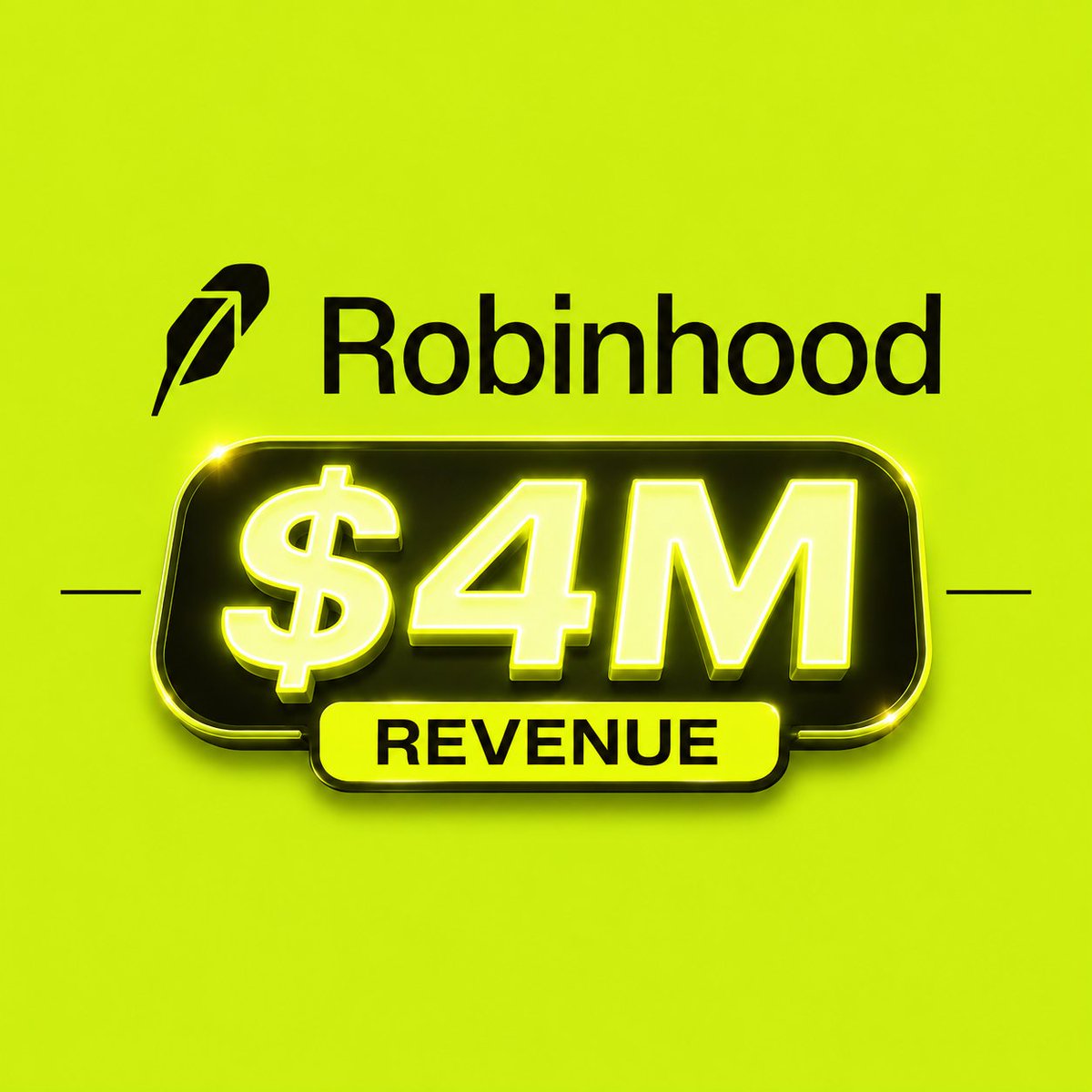 RobinHubHB's tweet photo. 🚨 Robinhood Chain hits $4M in total revenue. https://t.co/3HqFcGpdT2