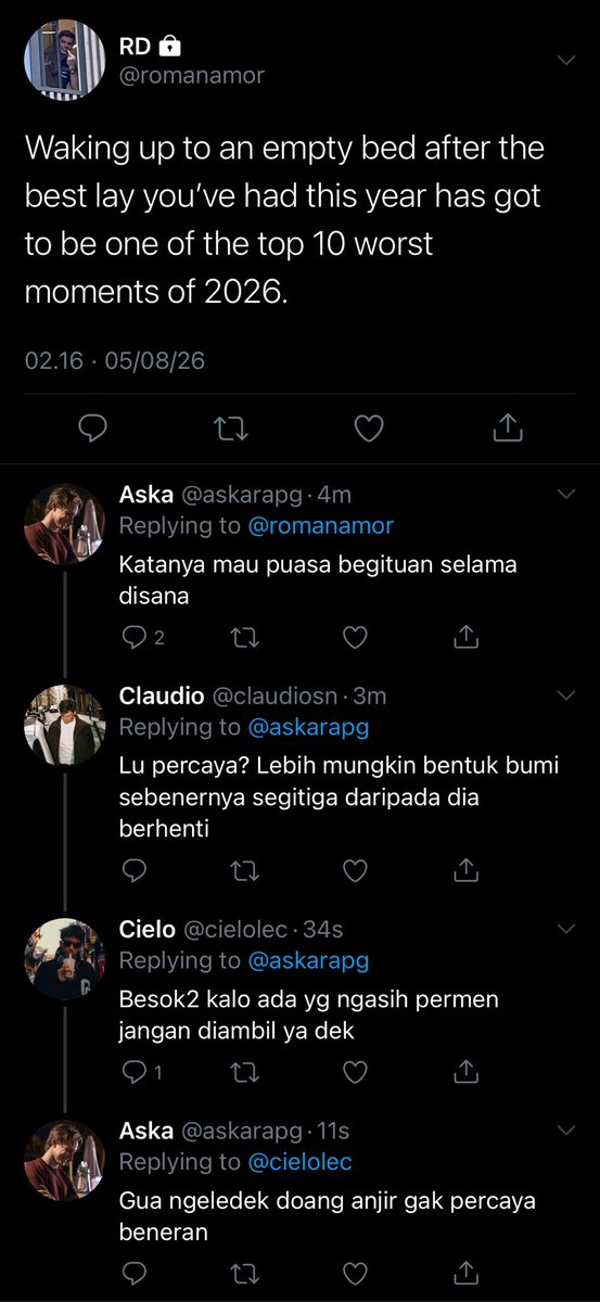 Eratosverse's tweet photo. #russtappen 3363 au | Adiksi 

Agy yang niatnya mau healing ke Bali malah hilang arah karena ketemunya sama modelan Roman. https://t.co/CY4zdRqek8