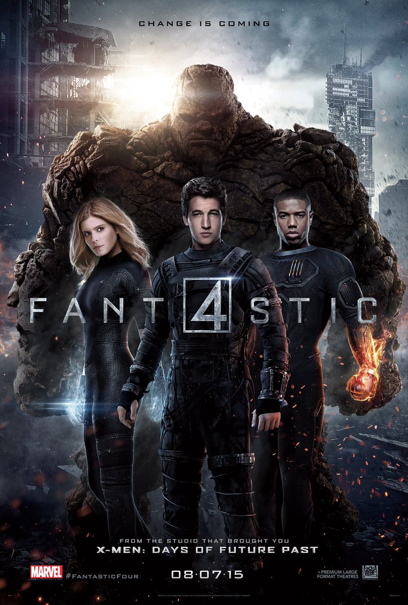 FilmNewsNos's tweet photo. 🎬MOVIE HISTORY: 11 years ago today, August 7, 2015, the movie ‘Fantastic Four’ opened in theaters!

#MilesTeller #MichaelBJordan #KateMara #JamieBell #TobyKebbell #RegECathey #TimBlakeNelson @timheidecker #DanCastellaneta #WaynePere #ChetHanks #MaryPatGreen #JoshTrank #Fant4stic https://t.co/46AizxOjfh